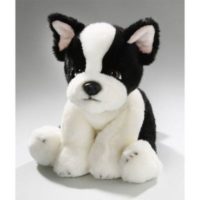 Zittende Knuffel Franse Bulldog Pup 24cm | Bicolini