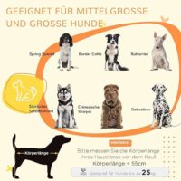 PawHut Hondenkooi, hondenhok, huisdierkooi met kussen, 2 vergrendelingen voor middelgrote honden, hondenbox met dubbele deuren, hondenhuis, grijs, 90 x 58 x 65 cm