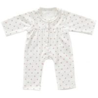 Onesie roze stippels 45cm