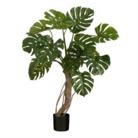 Monstera Kunstplant – H135 x Ø100 cm – Groen