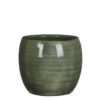 Lester Bloempot - H22 x Ø24 cm - Terracotta - Groen