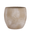 Lester Bloempot - H35 x Ø38 cm - Terracotta - Crème