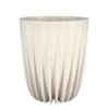 Lungo Bloempot - H36 x Ø30 cm - Polypropyleen - FSC Mix - Off White
