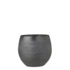 Douro Bloempot - H20 x Ø23 cm - Terracotta - Donkergrijs